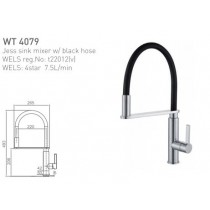 ECT Jess Sink Mixer w/ Black Hose 